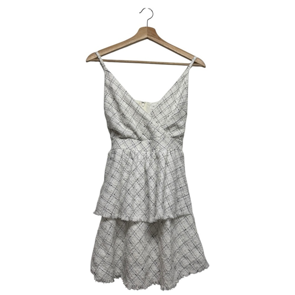 NWOT REVOLVE LOVERS & FRIENDS Nim Tweed Mini Dress S - Picture 3 of 9